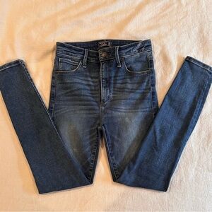 Abercrombie & Fitch Blue Skinny Jeans Medium Indigo